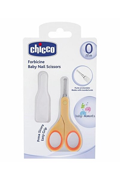 Chicco Foarfecă pentru unghii pentru bebeluși, unghiera portocalie