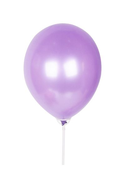 Kına Atölyesi Metallic Shiny Balloon 10 Pieces Purple