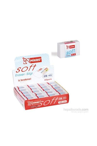 Mikro 2b-40 40pcs Eraser