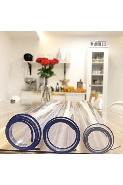 Yıldızhome 1.5mm Kalınlığında Mika Kalın Şefaf Pvc Masa Örtüsü