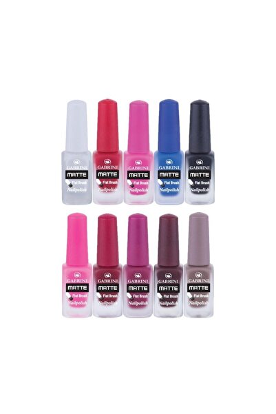 Gabrini Matte 10'lu Oje Seti A Serisi