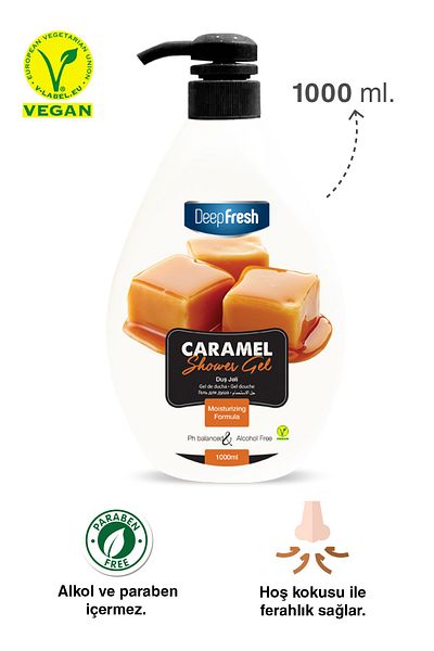 Deep Fresh Caramel Shower Gel 1 Lt