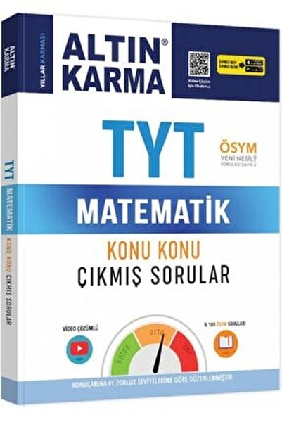 Altin Karma Yayinlari Tyt Matematik Konu Konu Cikmis Sorular Fiyati Yorumlari Trendyol