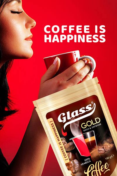 Glass Coffee Gold - Arabica 100 Gr.