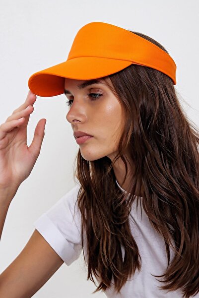 Trend Alaçatı Stili Cap - Orange - Sport