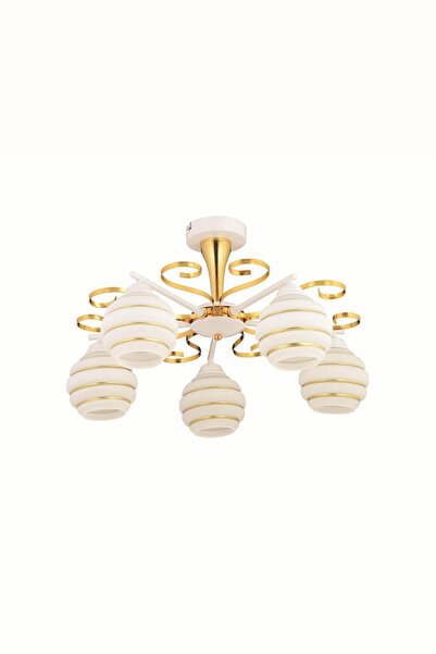Trendylight Ezgi 5'li Gold Modern Avize