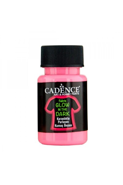 Cadence Karanlıkta Parlayan Kumaş Boyası Glow In The Dark F-04 Pembe 50ml