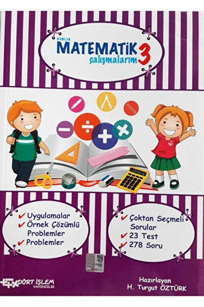 Dört İşlem Yayıncılık Dört Işlem 3.sınıf Günlük Matematik Çalışmalarım + Ölçm...