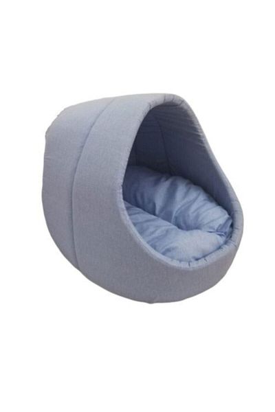 CatHouse 40x40 Cm Washable Blue Cat Cave House Nest