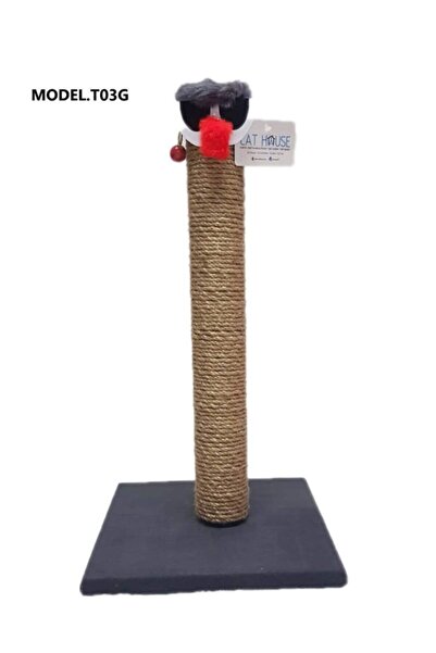 Cathause Cat Hause T03 Palyaço Kedi Tırmalama Gri 54 Cm