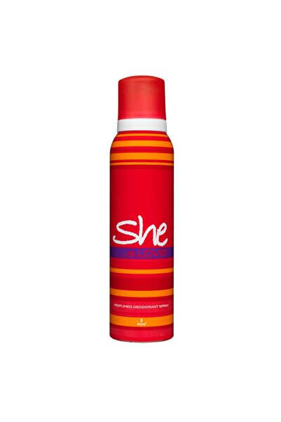 She Love 150 ml Kırmızı Kadın Deodorant