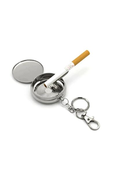 hitteknoloji Bayanlara Özel Mini Metal Sigara Kültablası Savaroski Taşlı