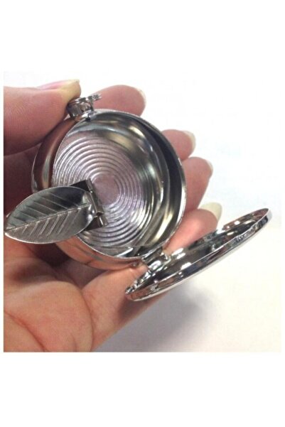 hitteknoloji Bayanlara Özel Mini Metal Sigara Kültablası Savaroski Taşlı