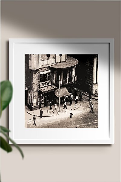 ÖZCANLAR ÇERÇEVE Framed Istanbul Series Old Istanbul Historical Concept And Single Multiple Frames 20x20