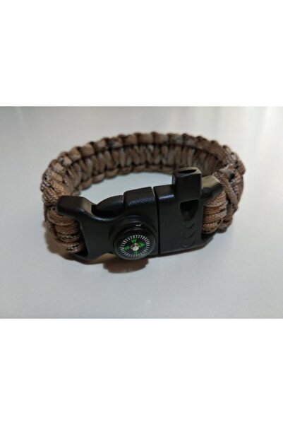hobi outdoor Unisex  Cobra Model Survival Ateş Başlatıcılı Kamp Bilekliği