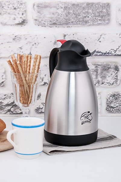 Cooker Shop Premium Paslanmaz Çelik 1.5 Lt Piknik Kamp Ofis Çay Kahve Termosu