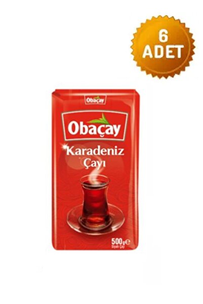 Obaçay Black Sea Tea 500 Gr X 6 Pieces