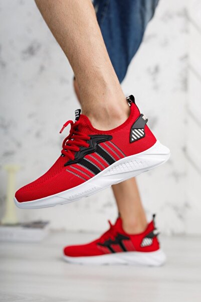 Riccon Unisex Red Sneaker Shoes0012375