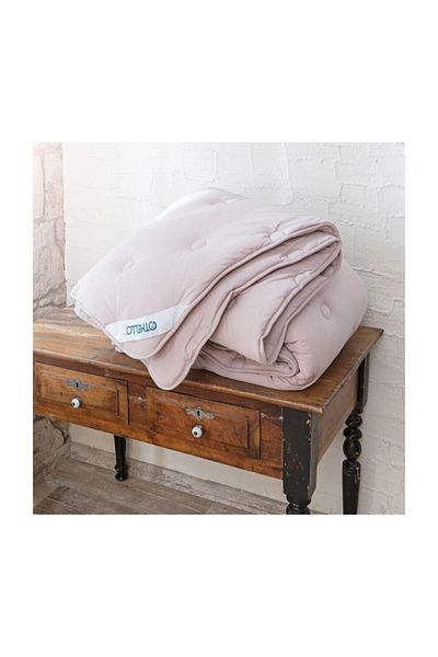 OTHELLO Elegante Organic Cotton Flex Combed Cotton Quilt 195x215 Cm Lilac