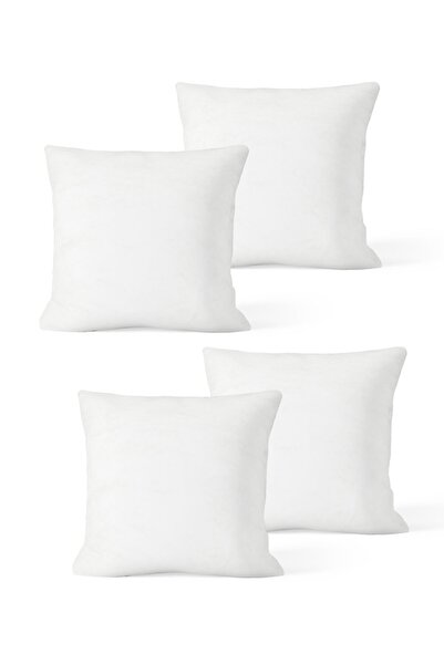 VALENA HOME 60x60 Cm. 4'lü Kırlent Kılıfı Iç Yastığı 700 Gr. Boncuk Silikon