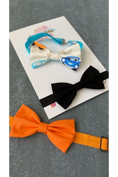 Miniko Butik مجموعة ربطات عنق للأطفال مكونة من 3 قطع
