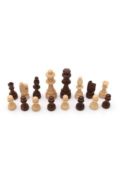 Mashotrend Large Size Wooden Chess Piece - 9 Cm King Piece - Wooden Chess Pieces