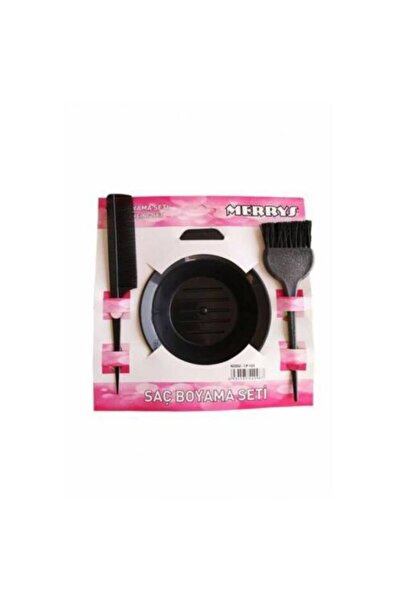 KABAŞ E-TİCARET Σετ βαφής μαλλιών (πινέλο βαφής + κύπελλο βαφής + χτένα κρεπ)