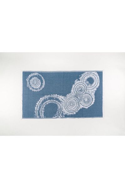 rosa bianca Missi Blue Shibo Jacquard Βαμβακερό Πεστέμαλ