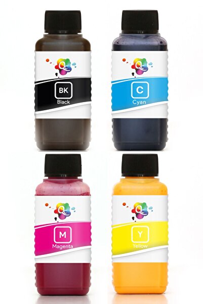 Qc Epson L386 Süblimasyon Mürekkebi Pro Serisi 100ml Set 4 Renk