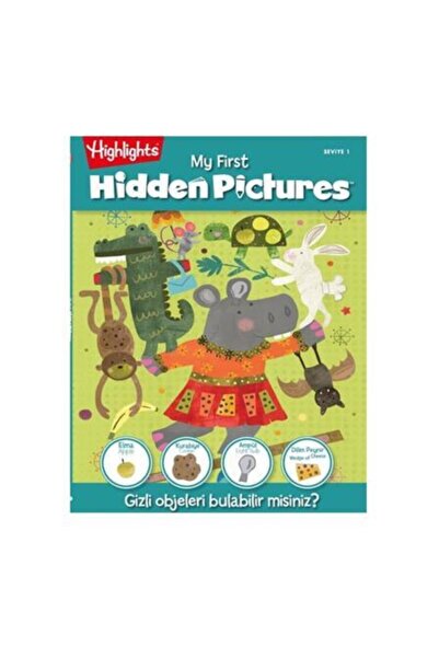 Dikkat Atölyesi Yayınları Highlights My First Hidden Pictures 4'lü Set 3+ Yaş