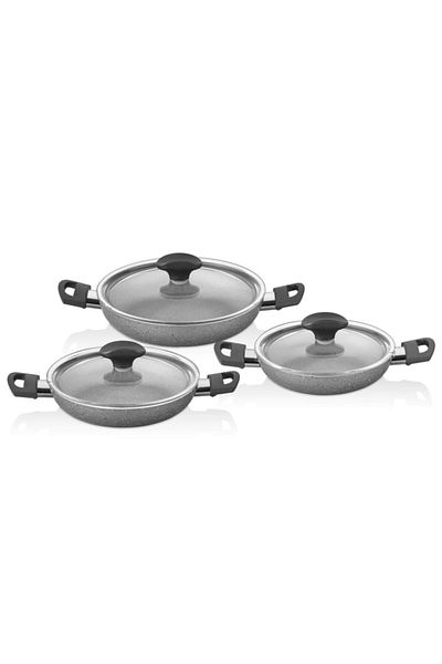 papilla Gray Melted Pan Set