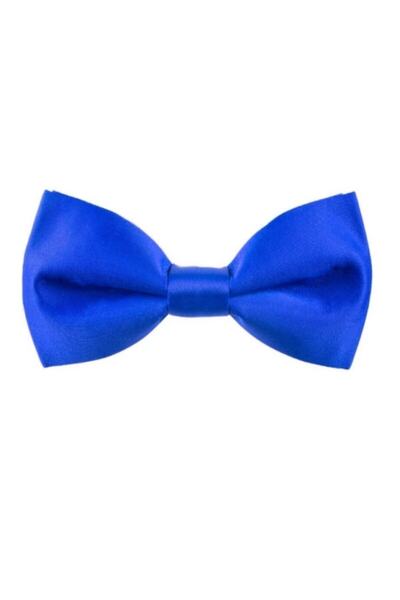 Çello mello Papion din satin bleumarin pentru băiat