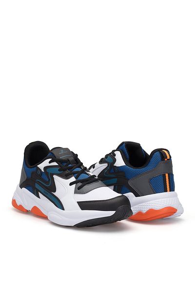 DARK SEER Weiß-blauer Herren-Sneaker