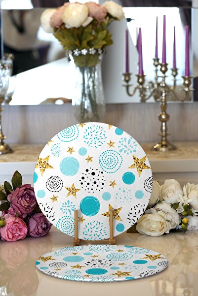 Realhomes Набір з 2-х круглих підставок під тарілки та сервірувальних підстав...