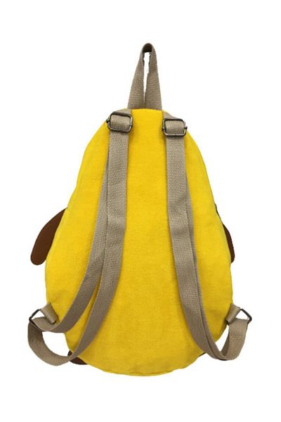 Çanta Sepetim Rucsac unisex pentru copii galben avocado