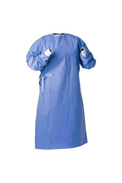 Genel Markalar Non Steril Sms Cerrahi Tek Kullanımlık Boks Hekim Önlüğü 1 Adet