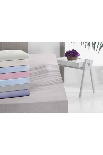Menderes Home مجموعة قطنية مزدوجة من Lila Jersey