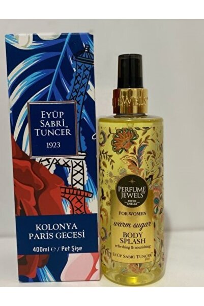 Eyüp Sabri Tuncer Paris Gecesi Kolonya 400 ml +Warm Sugar Vücut Spreyi