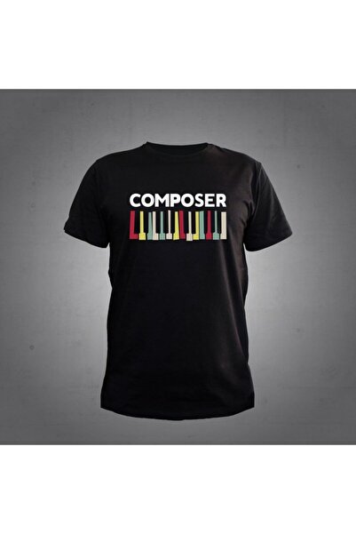 Herşey Nota Compozitorul Black tricou Unisex