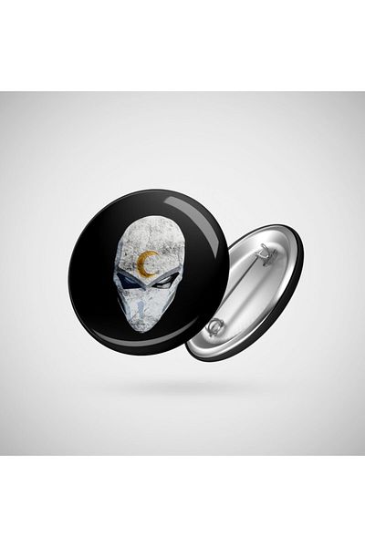 Fizello Moon Knight Mask, Distressed Badge