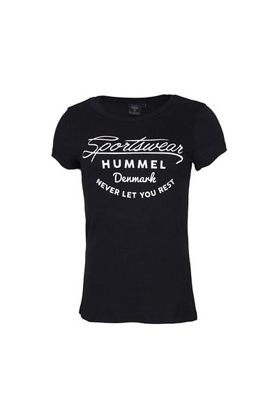 hummel HMLKUMIN T-SHIRT Tricou negru pentru femei M/C 100580983