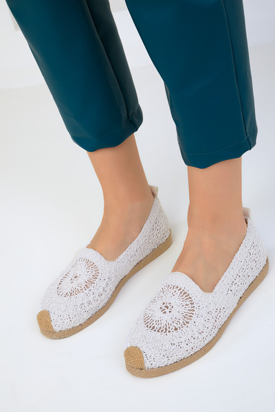 SOHO White Women's Ballerinas 18893