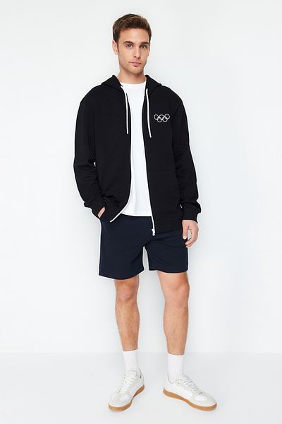 The Olympic Collection Чорний світшот унісекс Orme TWOAW24SW00403