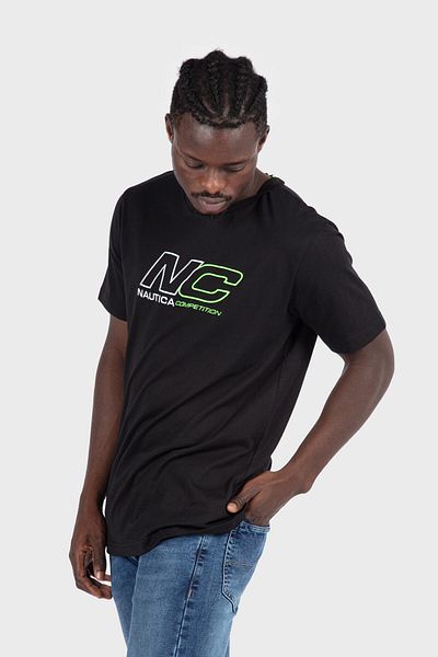 Nautica Men's Black T-Shirt N7K01174