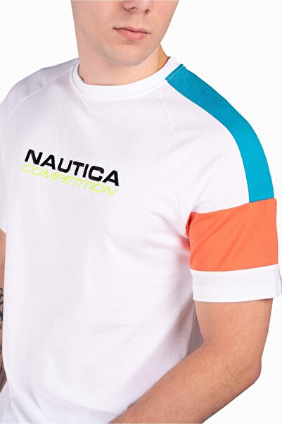 Nautica Men's White T-Shirt N7K01172