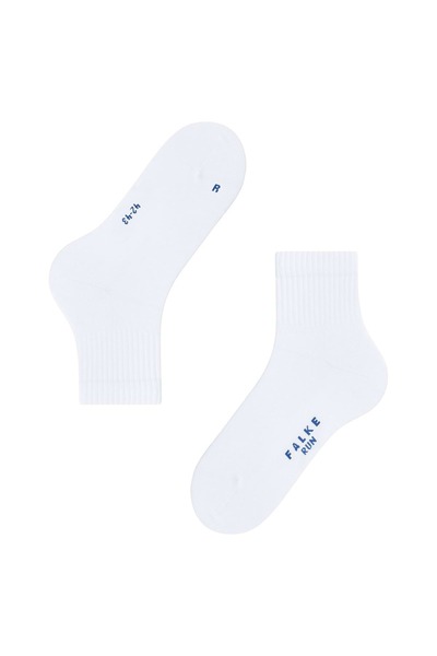 FALKE Unisex-Socken – Kurzsocken, Baumwollmischung, Run Rib, Bündchen, einfarbig