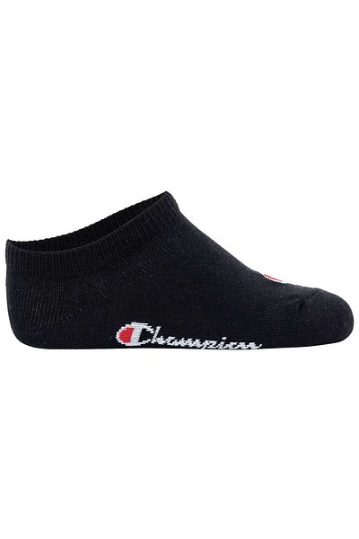 Champion Kinder 6er-Pack Sneakersocken – Logo, einfarbig