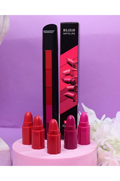 MUJGAN 5 Renkli Matruşka Ruj No 1