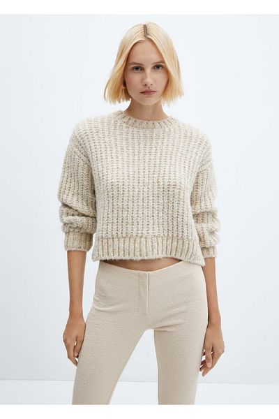 MANGO Woman Thick Knitwear Lureks Sweater