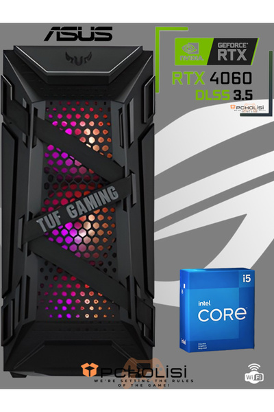 Pcbox ASUS INTEL CORE İ5 14400F / 16GB DDR4 / 1TB 3300-3100 MB /s M2 SSD / RT...